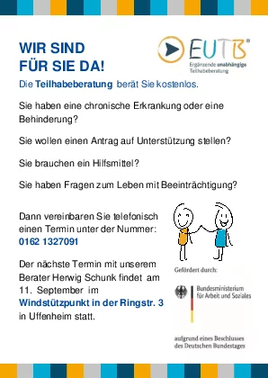 Teilhabeberatung 11.09.2025